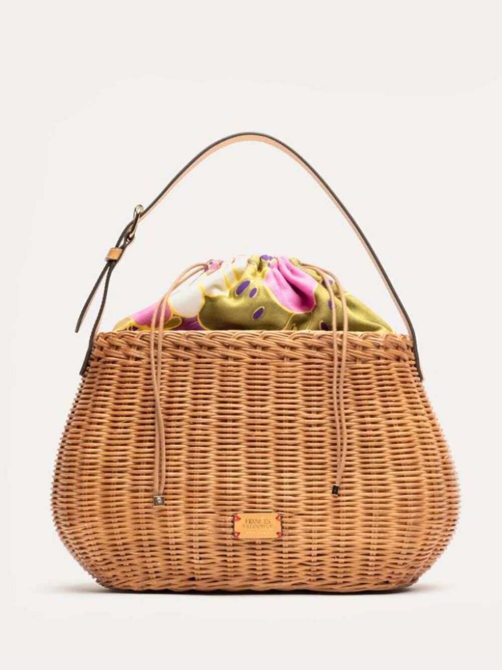 NWT Frances Valentine Delilah Hobo Bag with Floral Lining